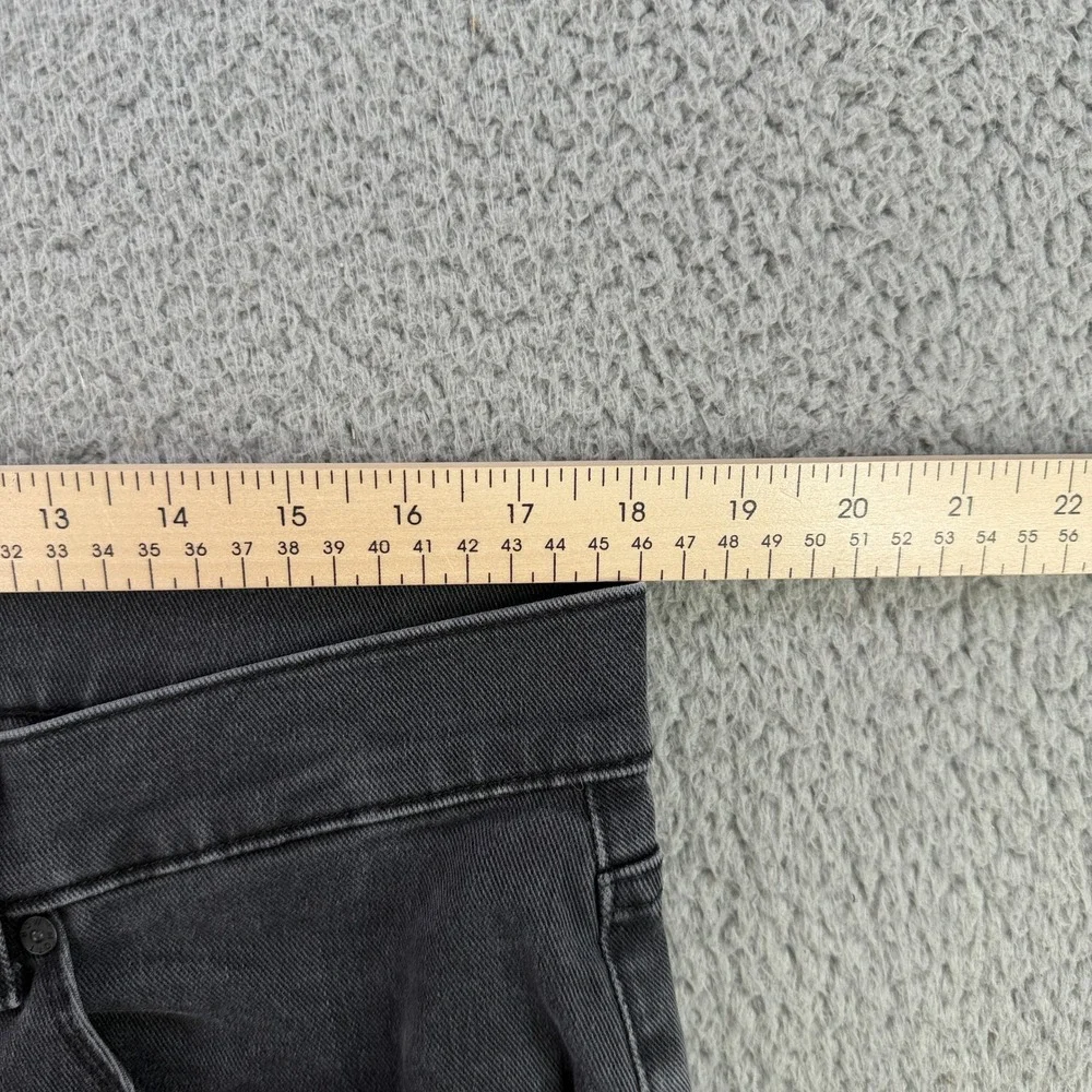 Mott & Bow Jeans Mens 36x32 Gray Straight Fit Faded Dark Wash Denim Pants
